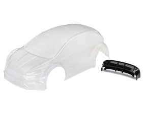 Traxxas Body, Ford Fiesta ST Rally (clear, requires painting)