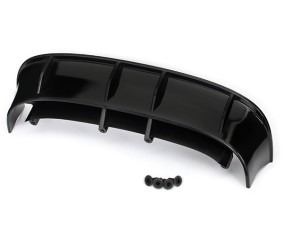 Traxxas Wing, Ford Fiesta ST Rally (Black)/ Hardware