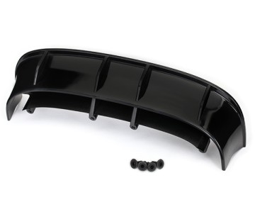 Traxxas Wing, Ford Fiesta ST Rally (Black)/ Hardware