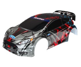 Traxxas Body, Ford Fiesta ST Rally (painted, decals applied)