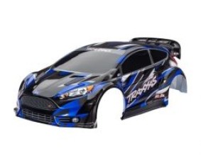 Traxxas Body, Ford Fiesta® ST Rally Brushless, blue painted, decals applied)