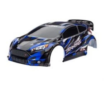 Traxxas Body, Ford Fiesta® ST Rally Brushless, blue painted, decals applied)