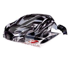 Traxxas Body, Ford Fiesta® ST Rally Brushless, ProGraphix® (graphics are printed, requires paint & final color application)/ decal sheet