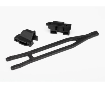 Traxxas Battery hold-down (1)/ hold-down retainer, front & rear (1 each)