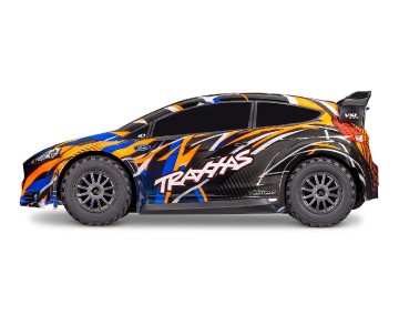 Traxxas Ford Fiesta ST Rally VXL: 1/10 Scale Brushless Rally Racer with TQi™ Traxxas Link™ Enabled 2.4GHz Radio System & Traxxas Stability Management (TSM) - Orange
