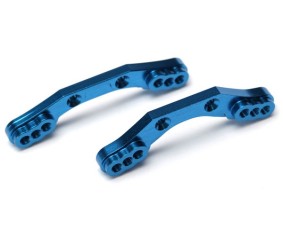 Traxxas LaTrax Shock towers, front & rear, aluminum (blue-anodized)