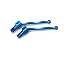 Traxxas LaTrax Aluminum Front/Rear Driveshaft (2) (Blue)