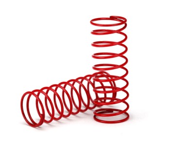 Traxxas Spring, shock (red) (GTR) (0.412 rate)