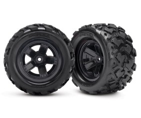 Traxxas LaTrax Assembled Teton 5-Spoke Wheels & Tires (2)
