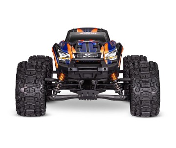 Traxxas X-Maxx: VXL-8s Brushless Electric Monster Truck with Sledgehammer Belted Tires, TQi Traxxas Link Enabled 2.4GHz Radio System & Traxxas Stability Management (TSM) - Orange Traxxas X-Maxx: VXL-8s Brushless Electric Monster Truck with Sledgehammer Belted Tires, TQi Traxxas Link Enabled 2.4GHz Radio System & Traxxas Stability Management (TSM) - Orange