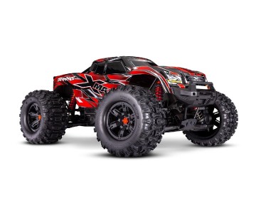 Traxxas X-Maxx: VXL-8s Brushless Electric Monster Truck with Sledgehammer Belted Tires, TQi Traxxas Link Enabled 2.4GHz Radio System & Traxxas Stability Management (TSM) - Red