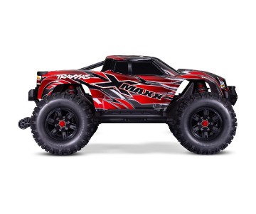Traxxas X-Maxx: VXL-8s Brushless Electric Monster Truck with Sledgehammer Belted Tires, TQi Traxxas Link Enabled 2.4GHz Radio System & Traxxas Stability Management (TSM) - Red