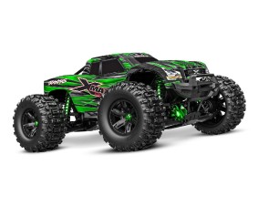 X-Maxx Ultimate: 4WD Monster Truck.  Ready-To-Race® with TQi™ 2.4GHz radio system with Traxxas Stability Management (TSM)®, Traxxas Link Wireless module, and Velineon® VXL-8s Brushless Power System. Requires: Battery and Charger - Green