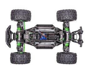 X-Maxx Ultimate: 4WD Monster Truck.  Ready-To-Race® with TQi™ 2.4GHz radio system with Traxxas Stability Management (TSM)®, Traxxas Link Wireless module, and Velineon® VXL-8s Brushless Power System. Requires: Battery and Charger - Green