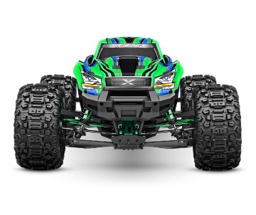 Traxxas X-Maxx® Ultimate: Brushless Electric Monster Truck with TQi™ Traxxas Link™ Enabled 2.4GHz Radio System & Traxxas Stability Management (TSM)® - GreenX