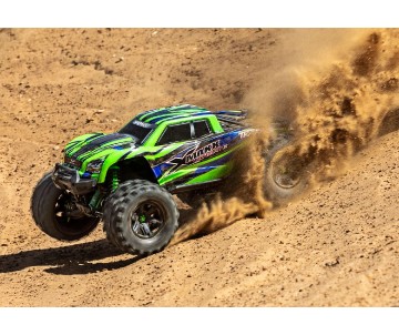 Traxxas X-Maxx® Ultimate: Brushless Electric Monster Truck with TQi™ Traxxas Link™ Enabled 2.4GHz Radio System & Traxxas Stability Management (TSM)® - GreenX