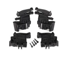 Traxxas Battery hold-down mounts, left (2)/ right (2)/ 3x18mm CS (4)