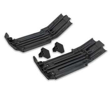 Traxxas X-Maxx Front & Rear Skidplate w/Rubber Impact Cushion