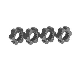 Traxxas Wheel Hubs Hex Aluminum (Gray-Anodized) (4)