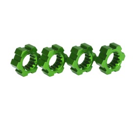 Traxxas X-Maxx Aluminum Wheel Hex Hub (Green) (4)