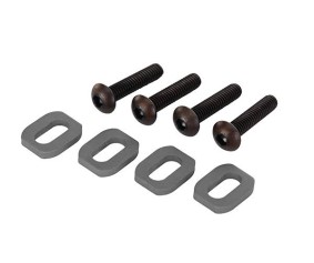 Traxxas Washers Motor Mount Aluminum (Gray-Anodized) (4)/ 4X18MM BCS (4)