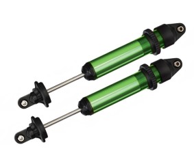 Traxxas X-Maxx GTX Assembled Shocks (Green) (2) (fully assembled without springs)