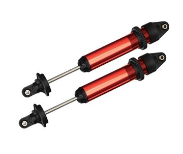 Traxxas X-Maxx GTX Assembled Shocks (Red) (2) (fully assembled without springs)