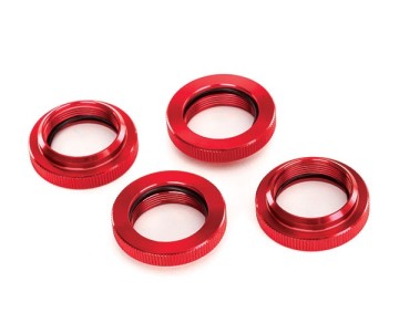 Traxxas X-Maxx Aluminum GTX Threaded Collar (Red) (4)