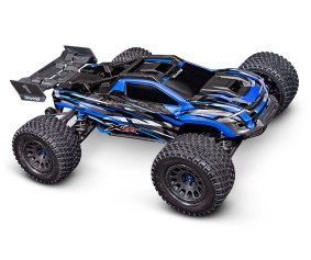 Traxxas XRT: Brushless Electric Race Truck with TQi Traxxas Link Enabled 2.4GHz Radio System, Velineon VXL-8s brushless ESC (fwd/rev), and Traxxas Stability Management (TSM) - Blue