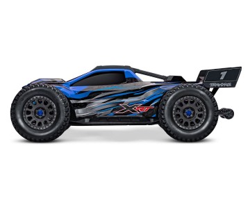 Traxxas XRT: Brushless Electric Race Truck with TQi Traxxas Link Enabled 2.4GHz Radio System, Velineon VXL-8s brushless ESC (fwd/rev), and Traxxas Stability Management (TSM) - Blue Traxxas XRT: Brushless Electric Race Truck with TQi Traxxas Link Enabled 2.4GHz Radio System, Velineon VXL-8s brushless ESC (fwd/rev), and Traxxas Stability Management (TSM) - Blue