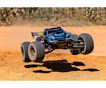 Traxxas XRT: Brushless Electric Race Truck with TQi Traxxas Link Enabled 2.4GHz Radio System, Velineon VXL-8s brushless ESC (fwd/rev), and Traxxas Stability Management (TSM) - Blue Traxxas XRT: Brushless Electric Race Truck with TQi Traxxas Link Enabled 2.4GHz Radio System, Velineon VXL-8s brushless ESC (fwd/rev), and Traxxas Stability Management (TSM) - Blue