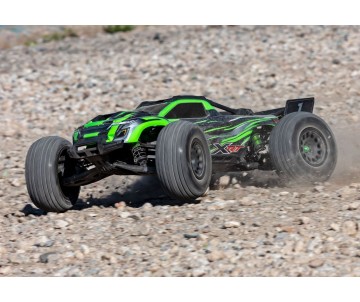 Traxxas XRT: Brushless Electric Race Truck with TQi Traxxas Link Enabled 2.4GHz Radio System, Velineon VXL-8s brushless ESC (fwd/rev), and Traxxas Stability Management (TSM) - Green