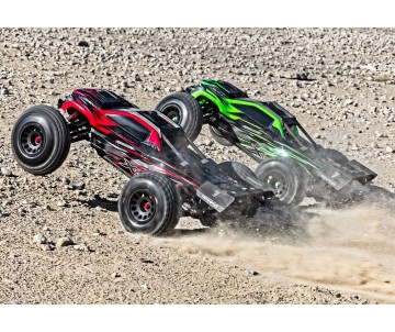 Traxxas XRT: Brushless Electric Race Truck with TQi Traxxas Link Enabled 2.4GHz Radio System, Velineon VXL-8s brushless ESC (fwd/rev), and Traxxas Stability Management (TSM) - Green