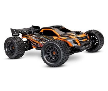 Traxxas XRT: Brushless Electric Race Truck with TQi Traxxas Link Enabled 2.4GHz Radio System, Velineon VXL-8s brushless ESC (fwd/rev), and Traxxas Stability Management (TSM) - Orange Traxxas XRT: Brushless Electric Race Truck with TQi Traxxas Link Enabled 2.4GHz Radio System, Velineon VXL-8s brushless ESC (fwd/rev), and Traxxas Stability Management (TSM) - Orange