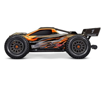 Traxxas XRT: Brushless Electric Race Truck with TQi Traxxas Link Enabled 2.4GHz Radio System, Velineon VXL-8s brushless ESC (fwd/rev), and Traxxas Stability Management (TSM) - Orange