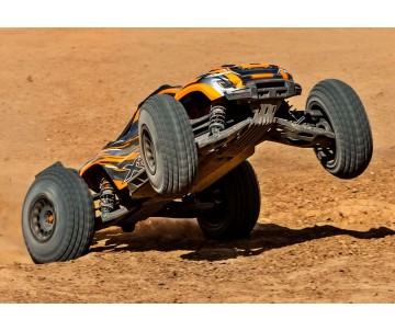 Traxxas XRT: Brushless Electric Race Truck with TQi Traxxas Link Enabled 2.4GHz Radio System, Velineon VXL-8s brushless ESC (fwd/rev), and Traxxas Stability Management (TSM) - Orange