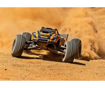 Traxxas XRT: Brushless Electric Race Truck with TQi Traxxas Link Enabled 2.4GHz Radio System, Velineon VXL-8s brushless ESC (fwd/rev), and Traxxas Stability Management (TSM) - Orange