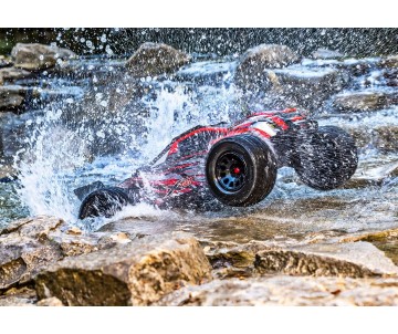 Traxxas XRT: Brushless Electric Race Truck with TQi Traxxas Link Enabled 2.4GHz Radio System, Velineon VXL-8s brushless ESC (fwd/rev), and Traxxas Stability Management (TSM) - Red Traxxas XRT: Brushless Electric Race Truck with TQi Traxxas Link Enabled 2.4GHz Radio System, Velineon VXL-8s brushless ESC (fwd/rev), and Traxxas Stability Management (TSM) - Red