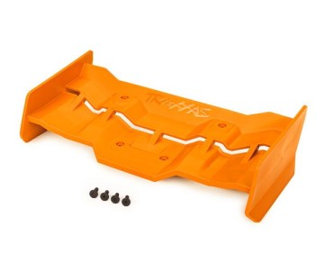 Traxxas Wing, Orange/ 4X12mm FCS (4)