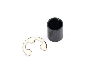 Traxxas Spacer, motor shaft (steel)/ e-clip (1)