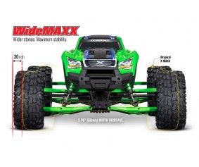 Traxxas Suspension kit, X-Maxx WideMaxx, Orange (includes front & rear suspension arms, front toe links, driveshafts, shock springs)