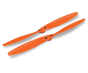 Traxxas Aton Rotor Blade Set with Screws (Orange) (2)