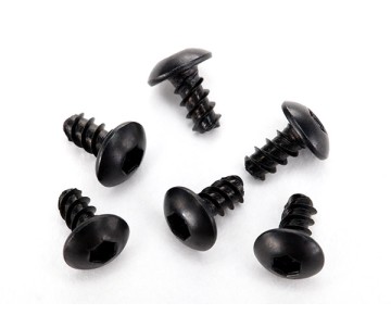Traxxas Screws, 2.6x5mm button-head, self-tapping (hex drive) (6)