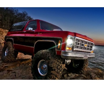Traxxas TRX-4 1979 Chevrolet Blazer & K10 Truck Pro Scale LED Light Set, Complete With Power Module (Contains Headlights, Tail Lights, Side Marker Lights and Distribution Block) Fits 8130 or 9212 Bodies)