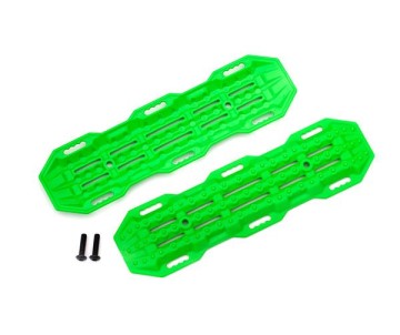 Traxxas Traction boards, green/ mounting hardware