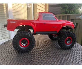 Traxxas Beadlock rings, red (2.2