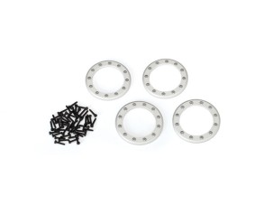 Traxxas Beadlock rings, satin (1.9