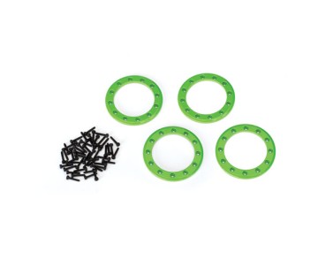 Traxxas Beadlock rings, Green (1.9