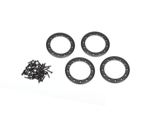 Traxxas Beadlock rings, Black (1.9