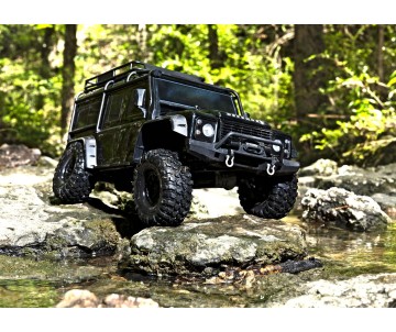 Traxxas TRX4 Land Rover Defender 1/10 Crawler, XL-5 HV, Titan 12T Black